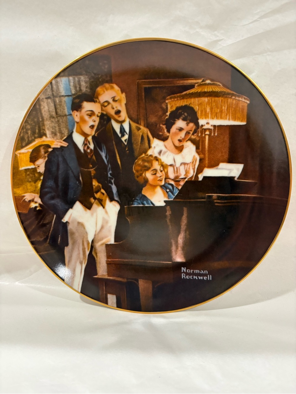Norman Rockwell Collector Plate - ‘Close Harmony’